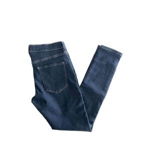 Banana Republic Womens Premium Denim Jeans Mid Rise Skinny Blue Wash Size 27
